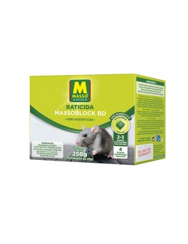 RATICIDA EN BLOQUE MASSOBLOCK 250G